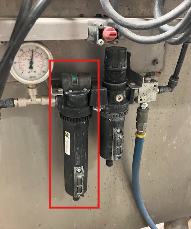 Coalescing Filter for BBC Technologies and TOMRA Blueberry Equipment.