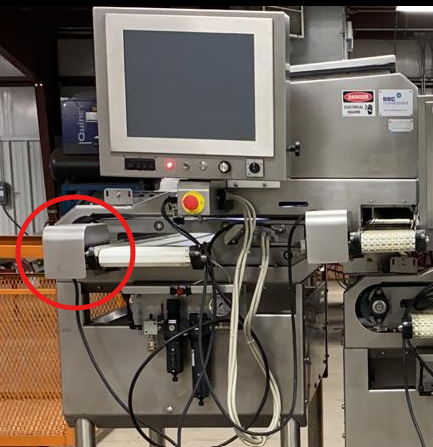 Indicating position of motor.