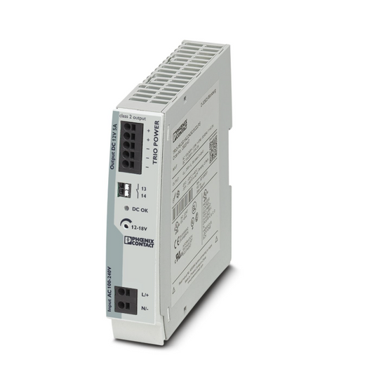 Power Supply - 60W 12V 5A Phoenix DIN Rail Mounted