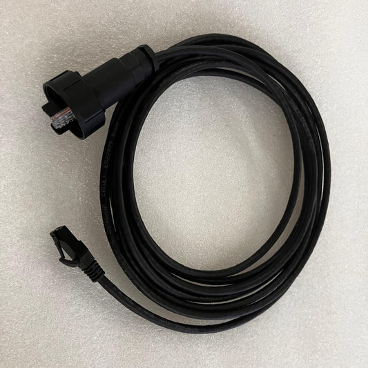 Ethernet Cable - 4M Black Washdown with Buccaneer Connector